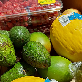Fresh vegetables from food rescue