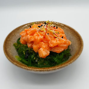 Salade d'algue saumon