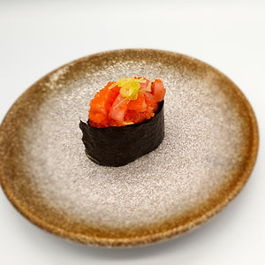 Sushi tartare thon