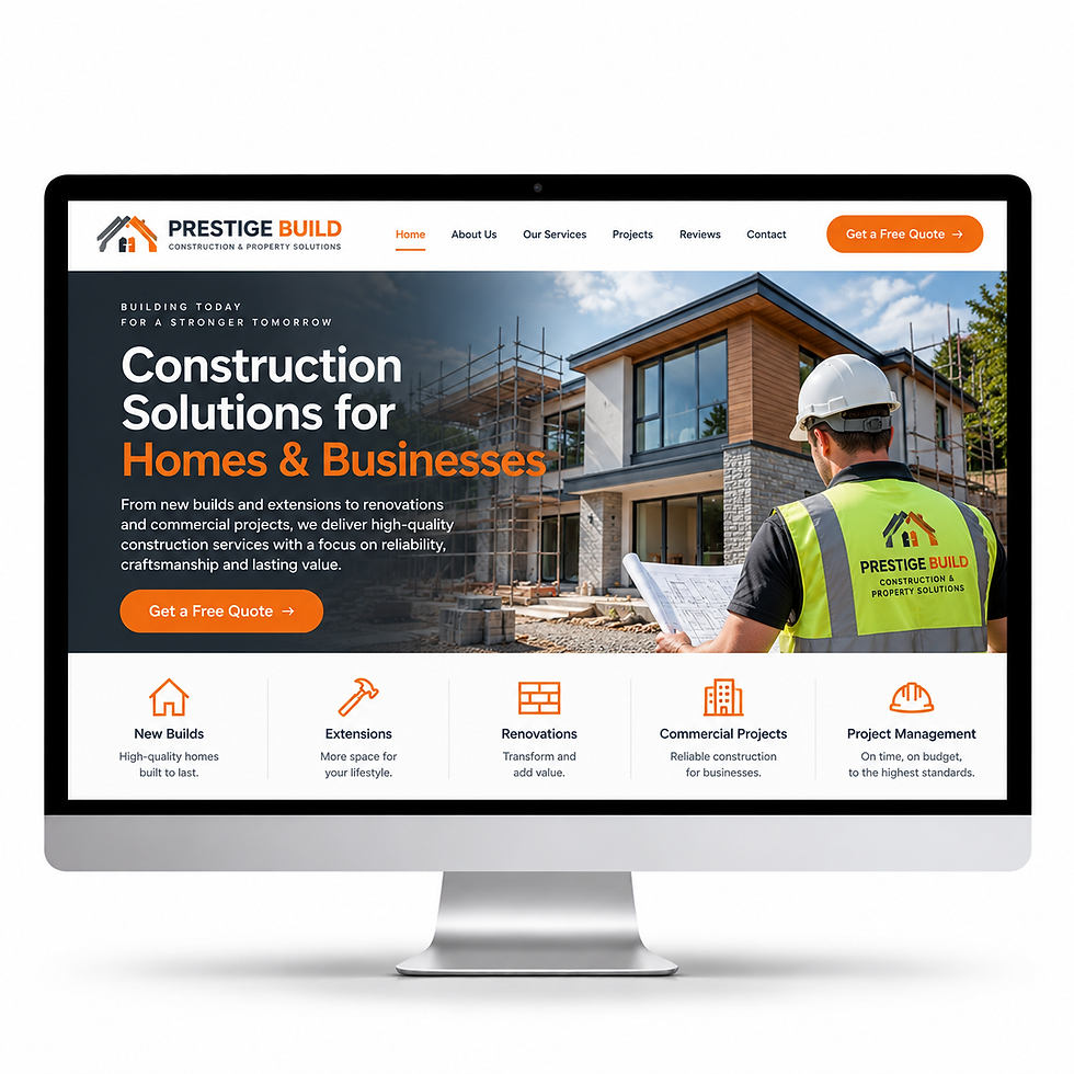 Website Design for Construction Companies