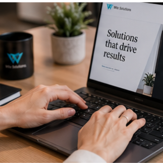 Founder story of Wix Solutions, personal branding and visual marketing.