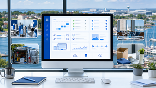 Fareham website maintenance dashboard with update schedules, forms, permissions, integrations and performance checks