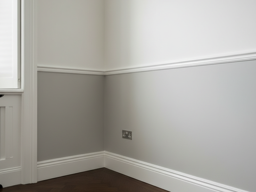 Luxury High Wycombe interior showing achieving a smooth painted finish and professional painting