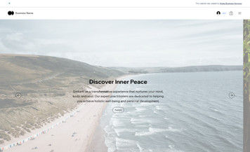 Self-Improvement Site Layout Wellness Coaching Template Motivational Speaker Website