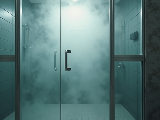 Drzwi szklane w wilgotnych pomieszczeniach
