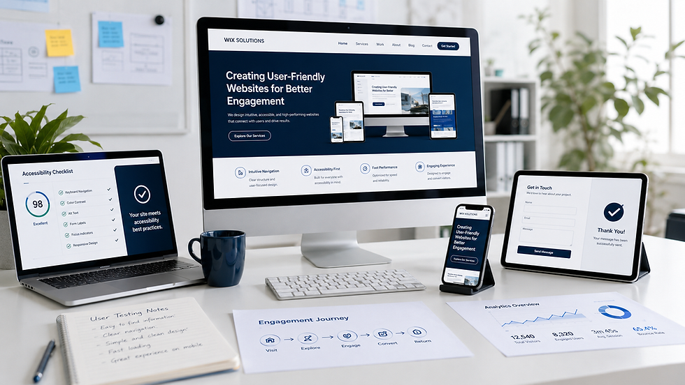 Creating User-Friendly Websites for Better Engagement