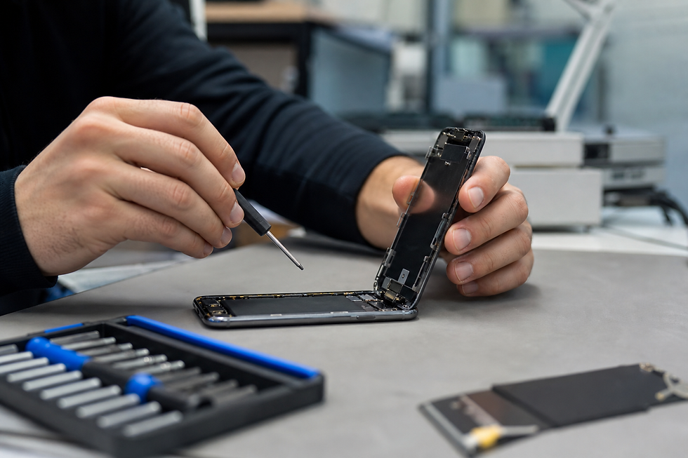 A client-friendly guide to mobile device repairs, covering screens, batteries, charging ports, water damage, cameras and model-specific repair support for iPhone, Samsung and Pixel devices.