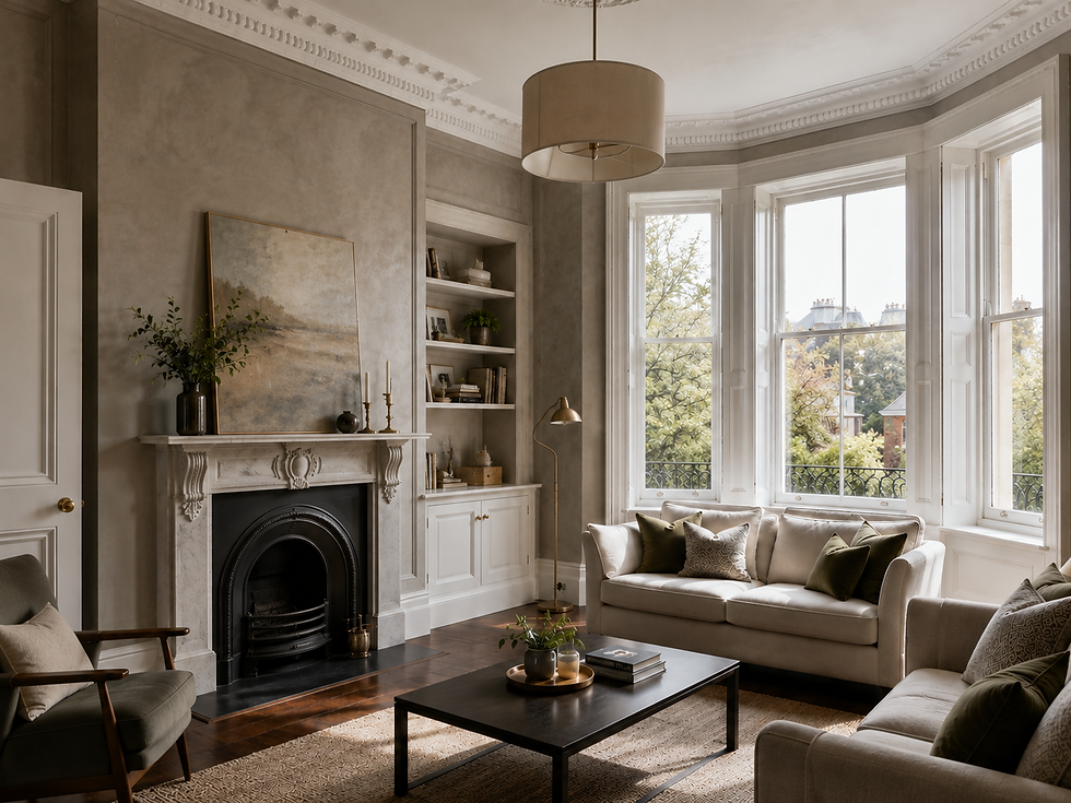 Interior decorating and painting finish
