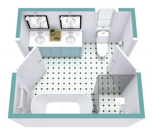Tiling Helenski bathroom and kitchen interior design