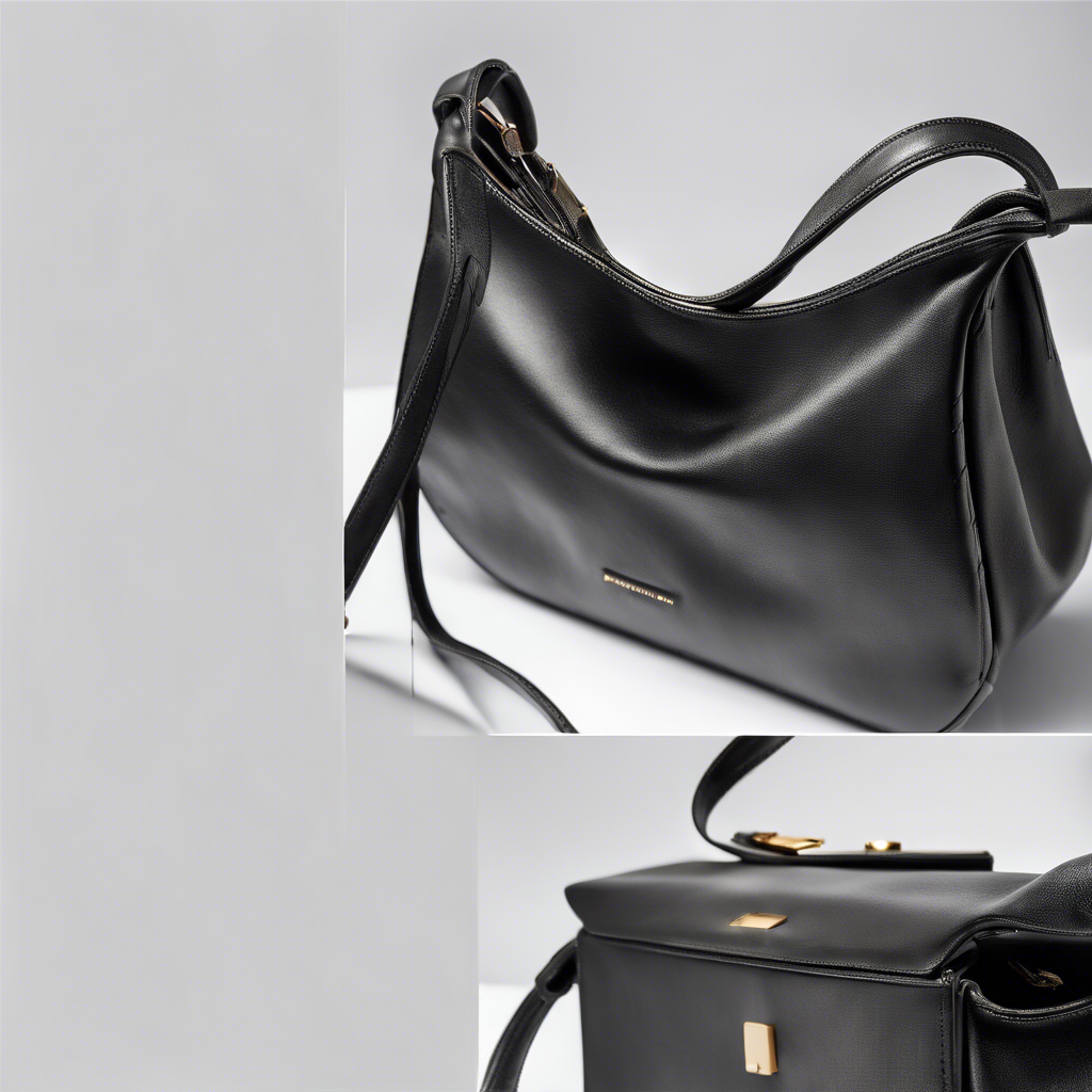 Classic Black Leather Handbag