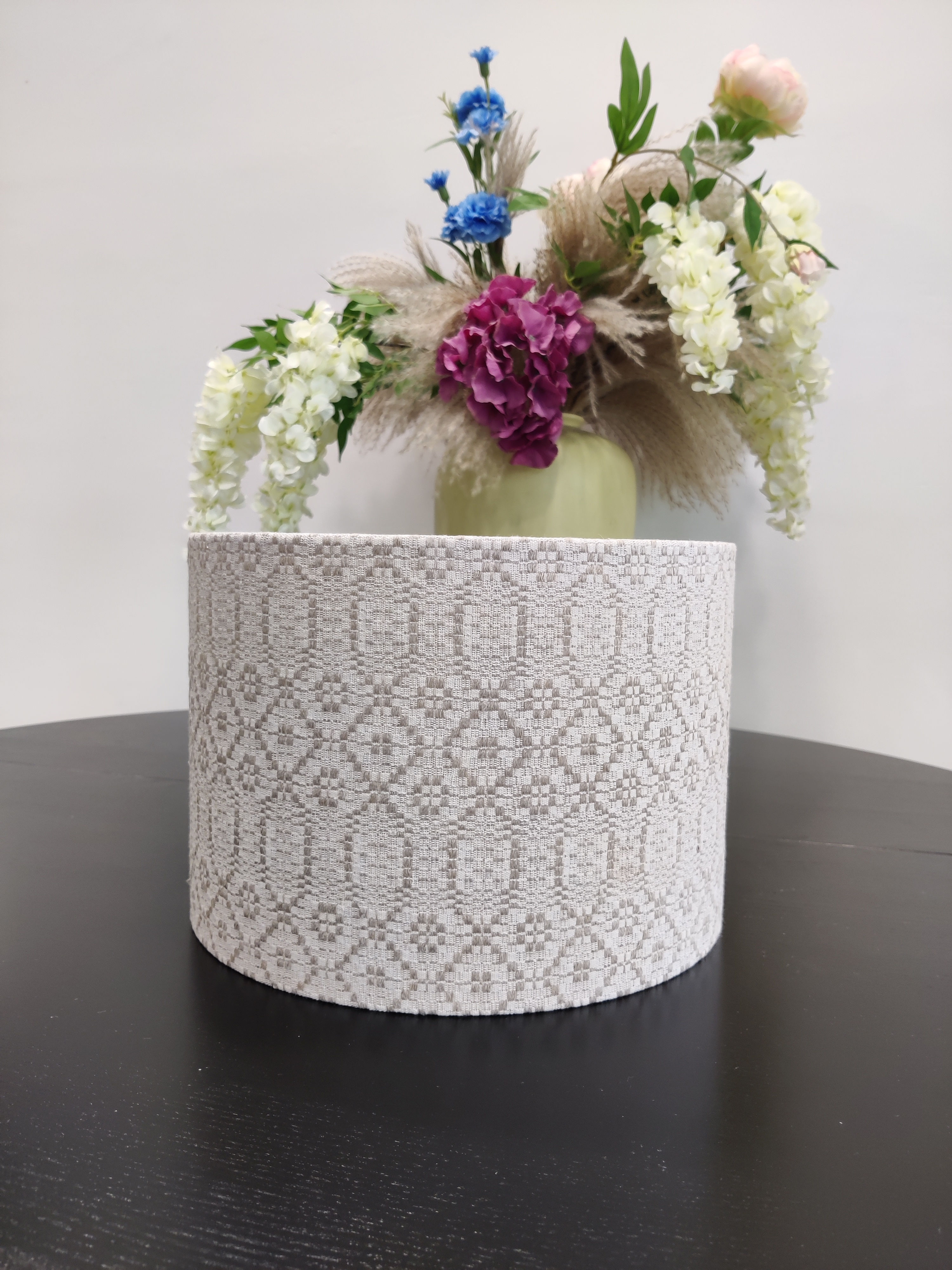 Lempos Gaubtas, Natūralaus Lino Spalvos, 30cm