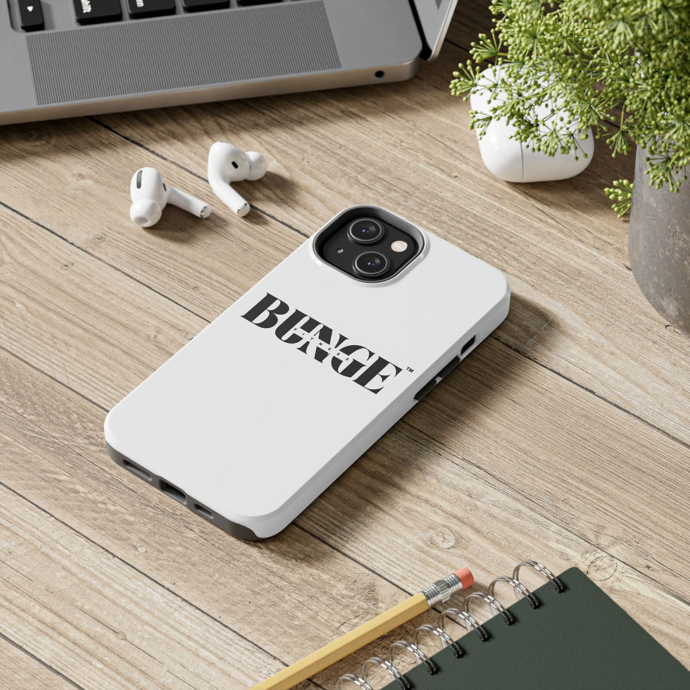 Thumbnail: BUNGE Tough Phone Case — Durable Protective iPhone Cover with Bold Logo
