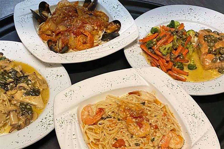 Arranged Food and Objects