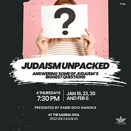 Judaism Unpacked: Answering 25 of Judaism’s biggest questions
