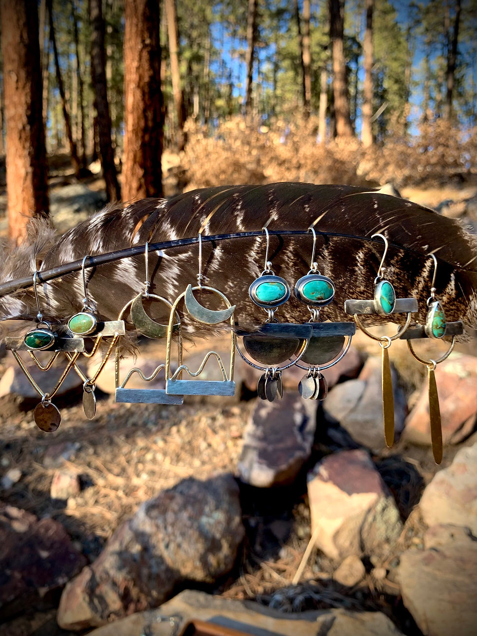 Thumbnail: Moon & Mountains Earrings