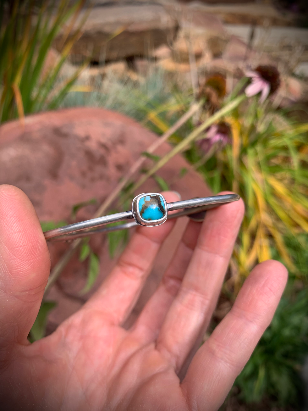 Thumbnail: Turquoise Tribangle Bracelet