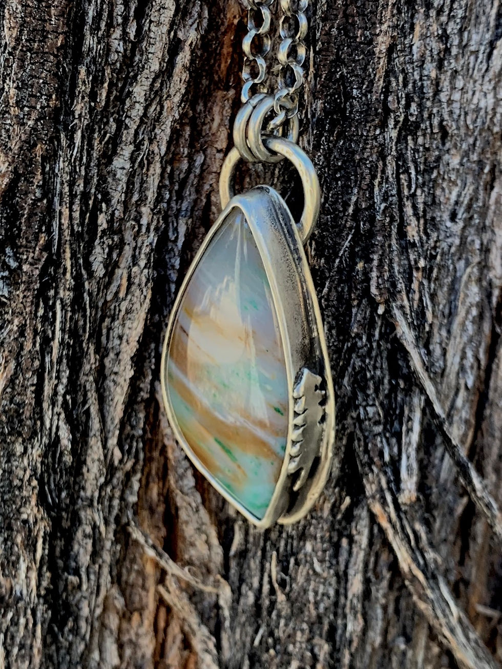 Thumbnail: Opalwood Pendant Necklace