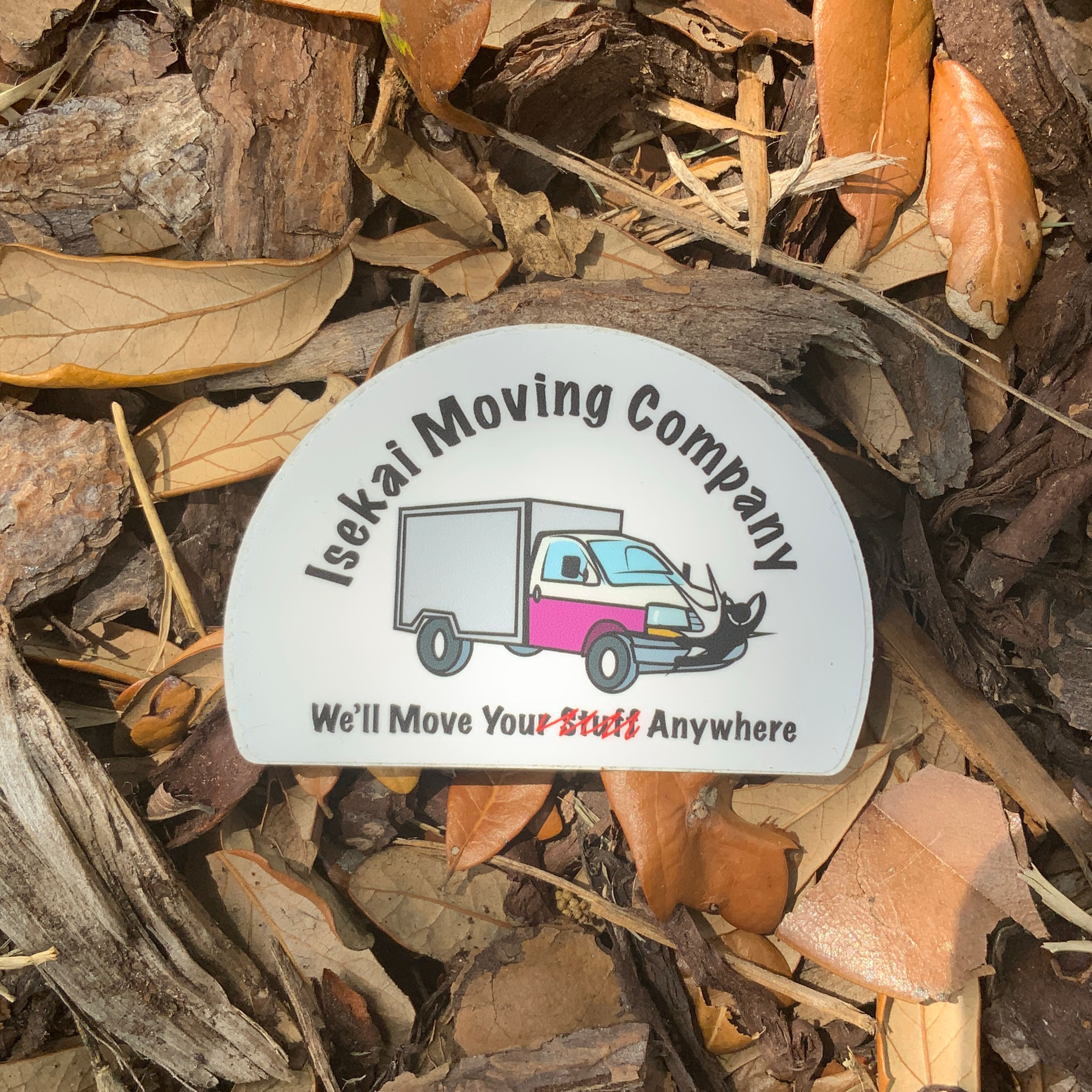 Isekai Moving Company Sticker