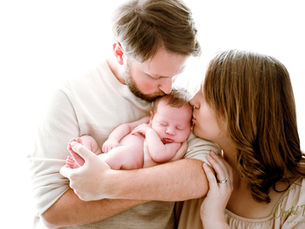 Rainbow Baby Photo Shoot - Ellicott City Newborn Photographer Portrait Studio