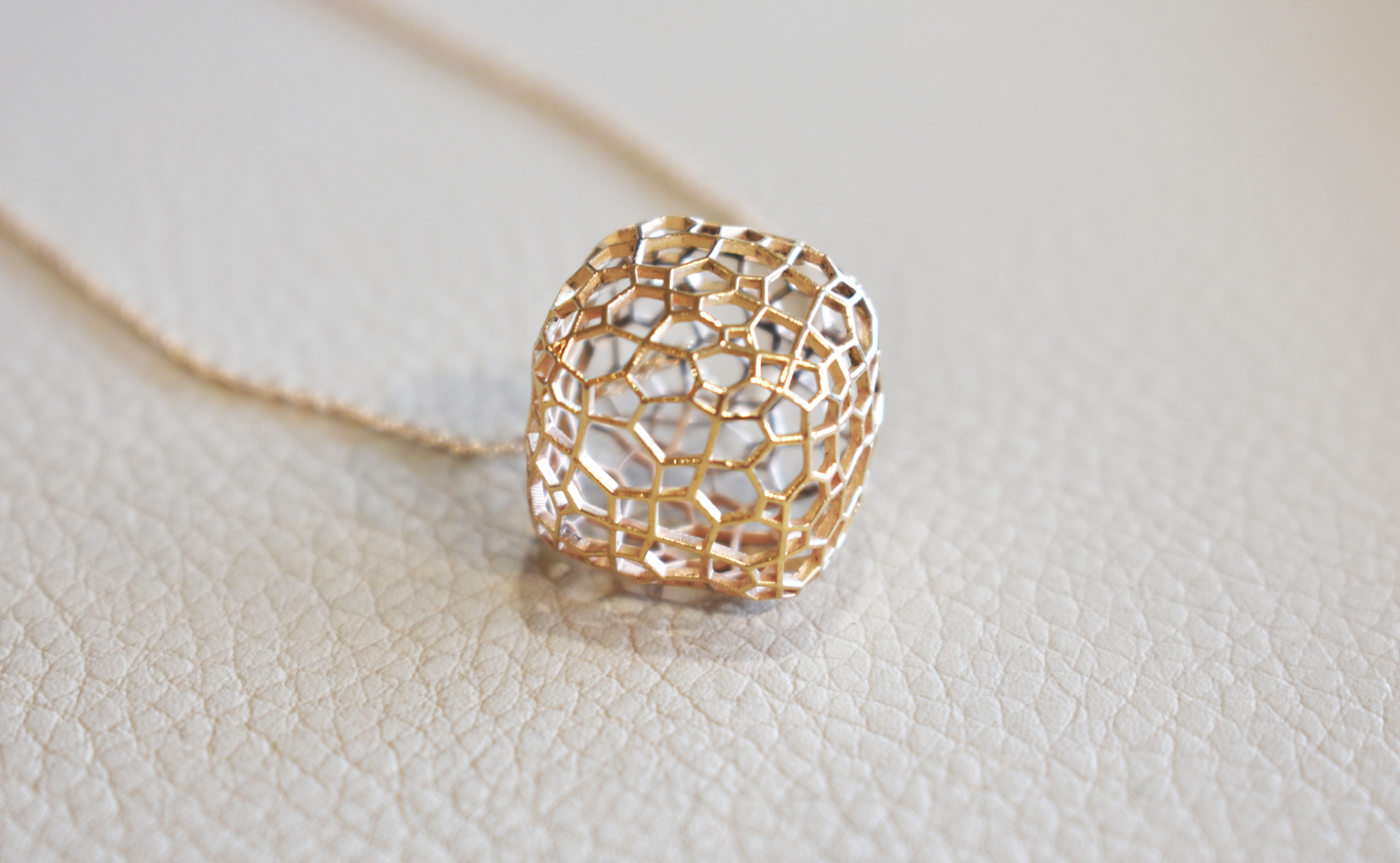 Geometry Cubic Necklace