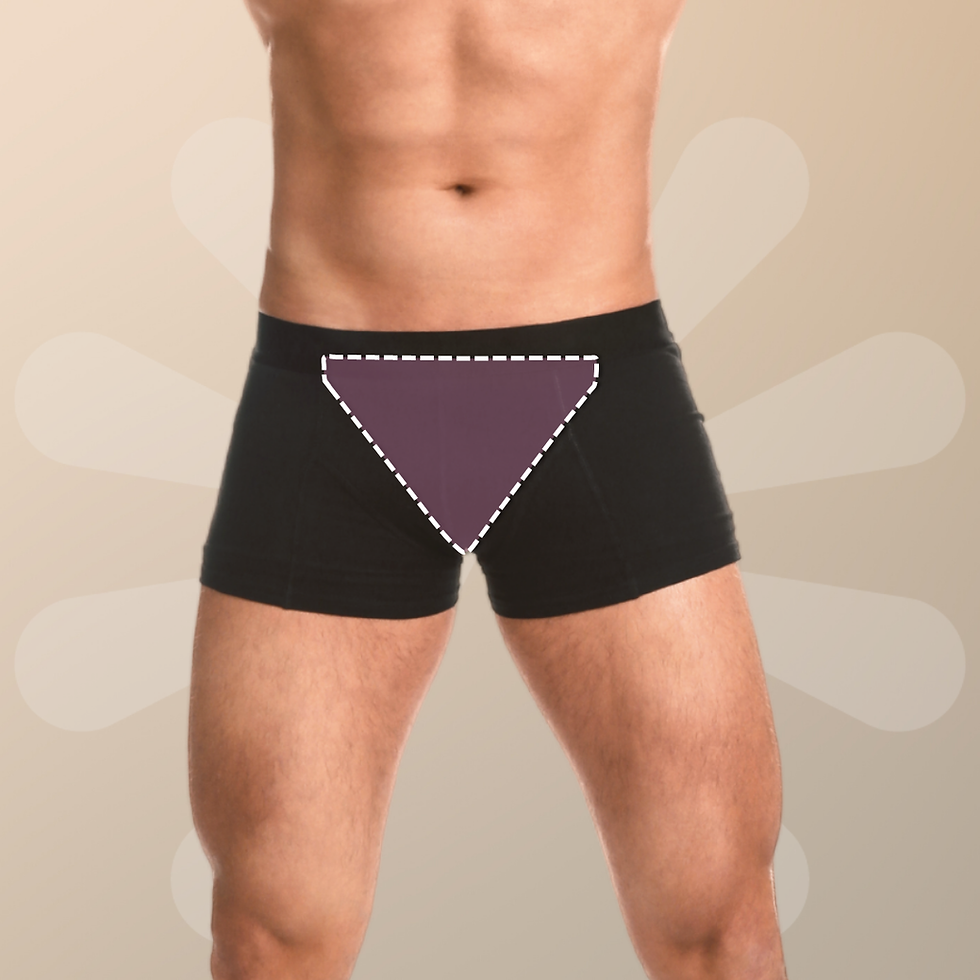 Depilação a Laser Virilha Completa Masculino / Pacote 10 sessões