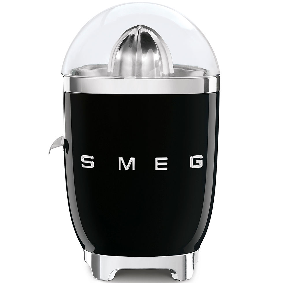 Miniatura: Exprimidor retro Smeg CJF11 color negro con cubierta de Tritan y base antideslizante