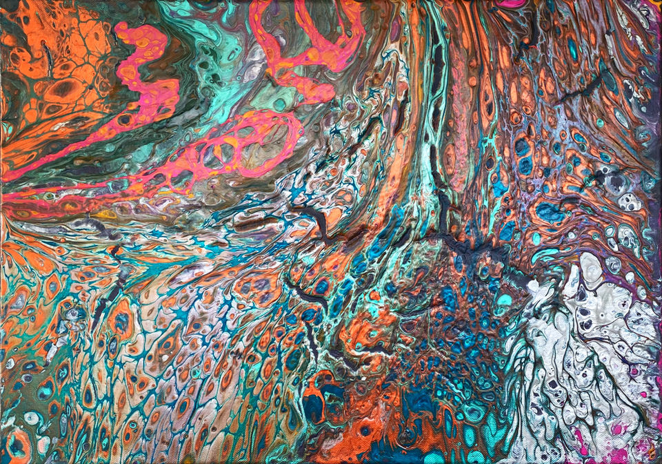 kaleidoscopic volcano 