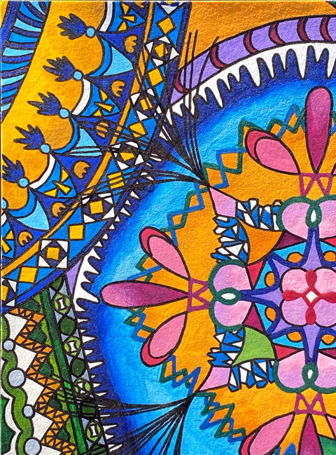 the spinning colors we weave (detail)