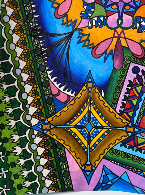the spinning colors we weave (detail)