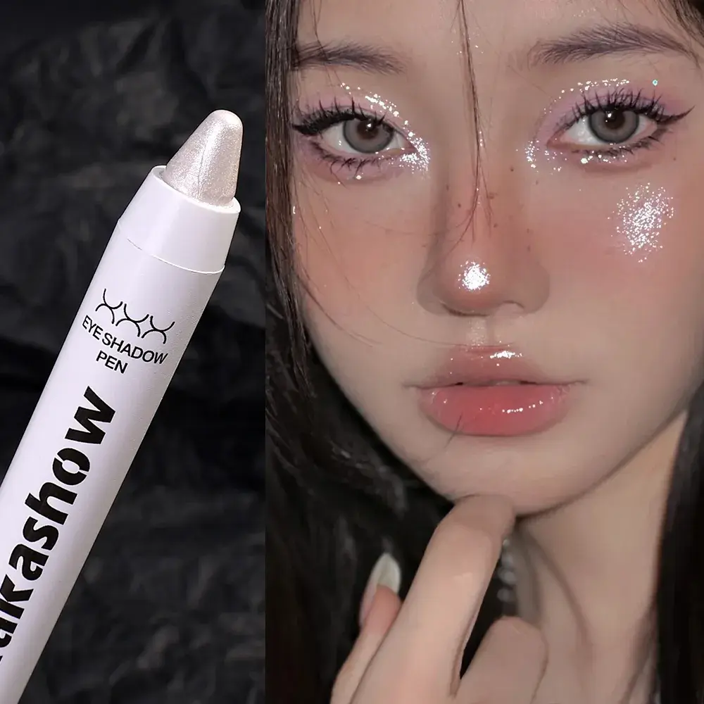 TheDolly Glitter SilverWhite Eyeliner Pencil Eyes Makeup Highlighter