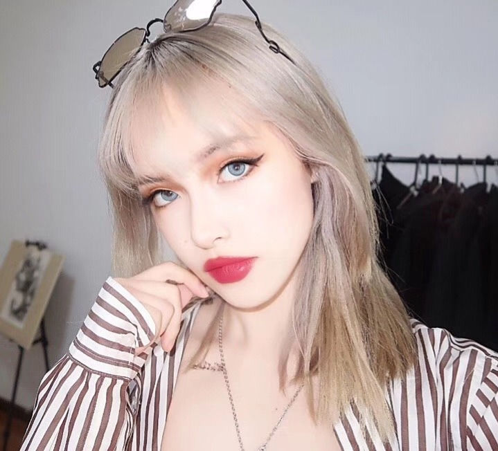 iDOL BRIGHT REAL BLUE Korea Cosmetic circle lenses [Dolly eye contact lens]