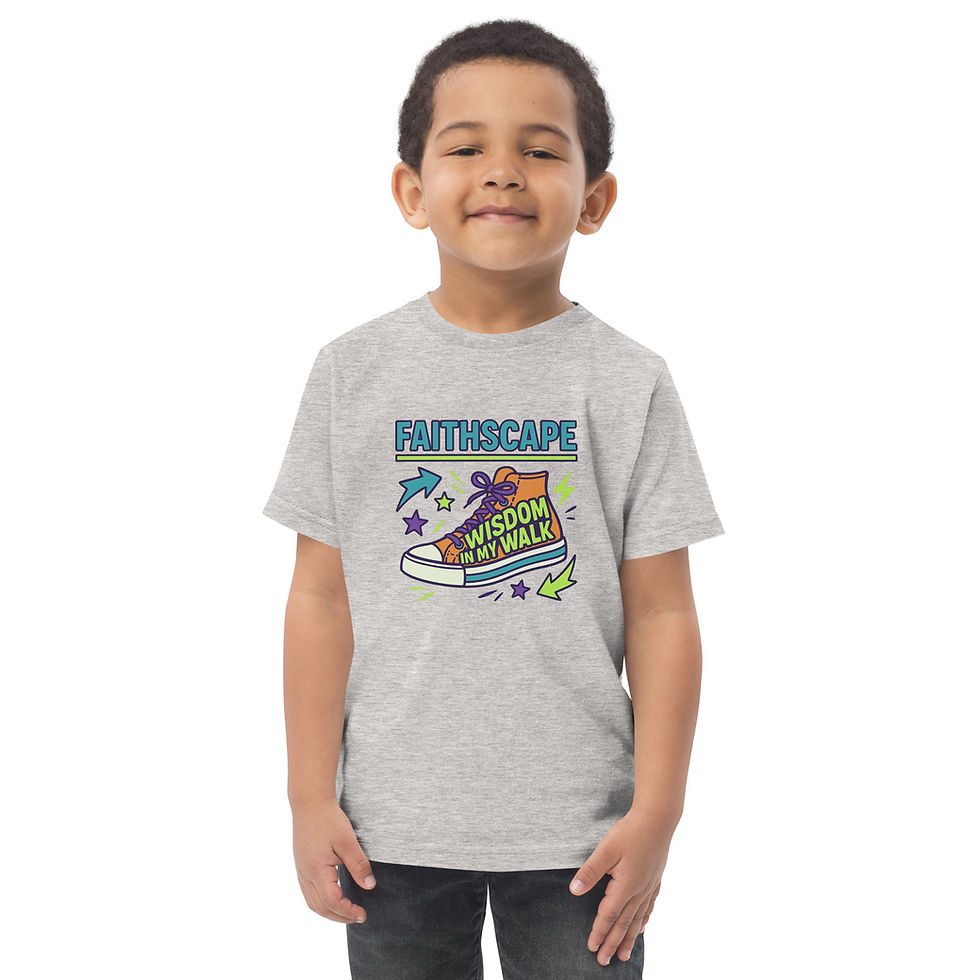Thumbnail: "Wisdom in My Walk"-Toddler Jersey T-shirt