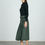 Thumbnail: Grain De Poudre Wide Pleat Wrap Skirt Tibi 