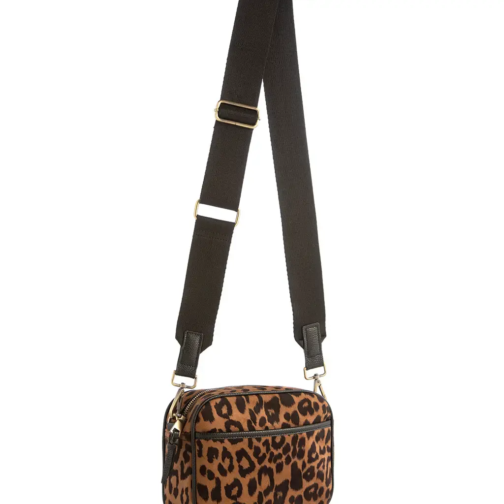 Amelie animal print crossbody bag