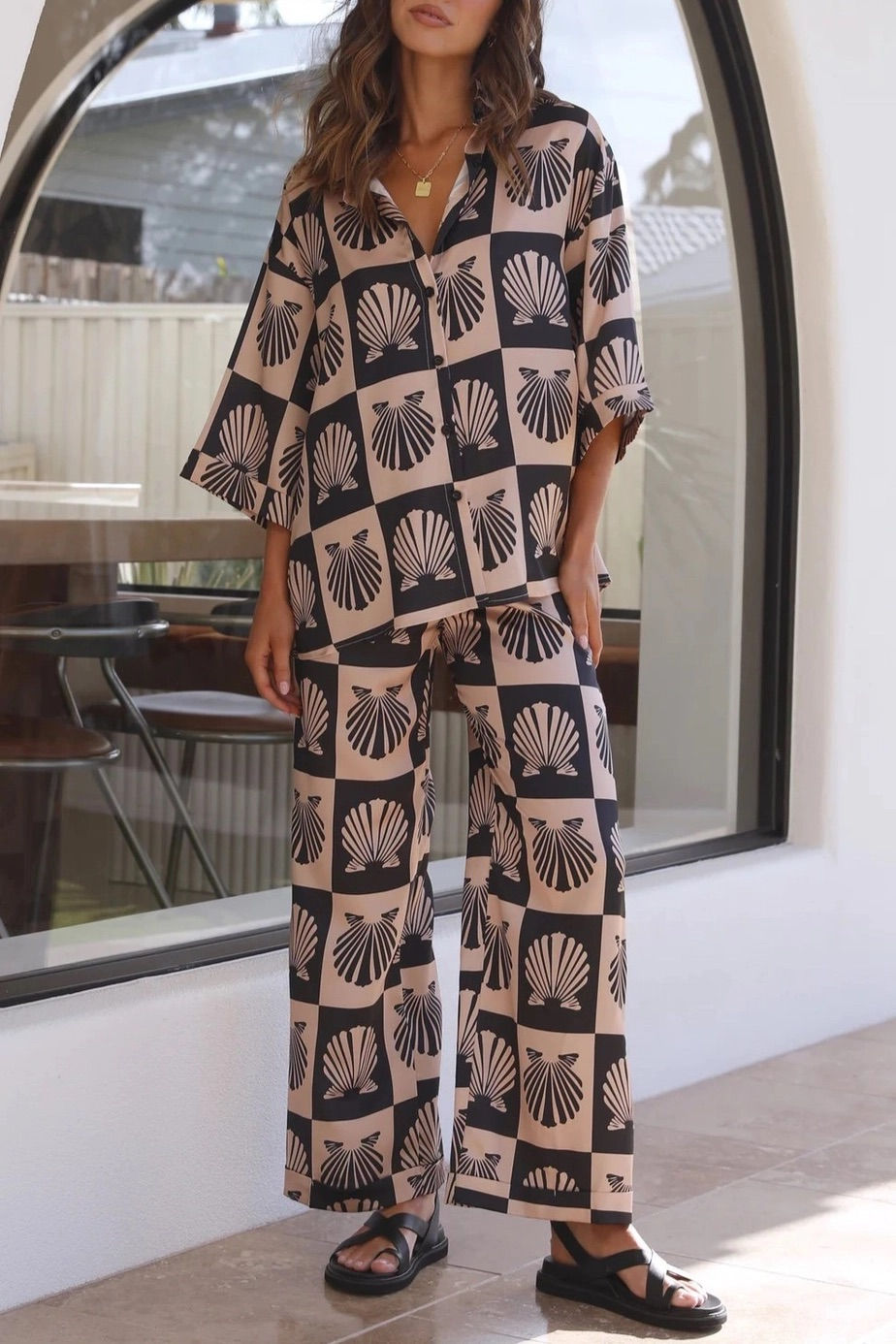 Sydney shell print set