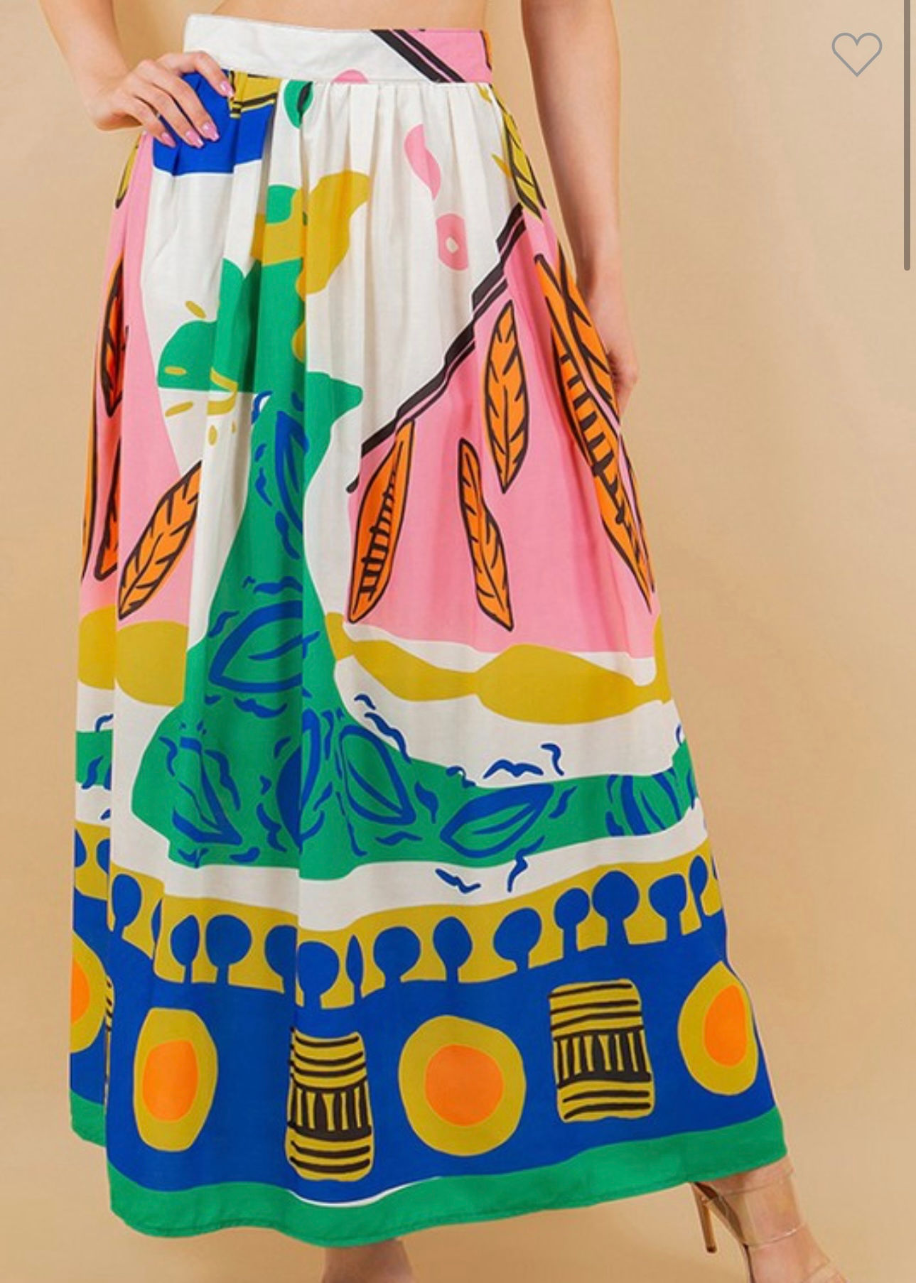 Beverly Hills printed skirt 