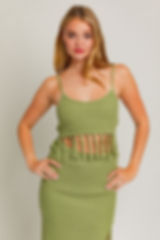 Gili crochet fringe top
