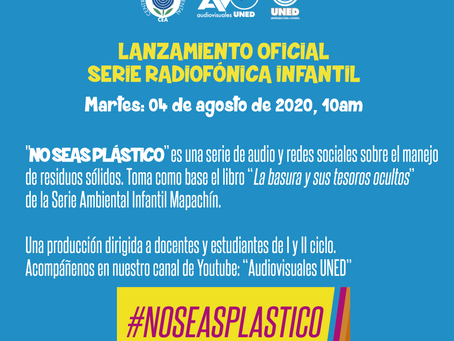 No seas plástico