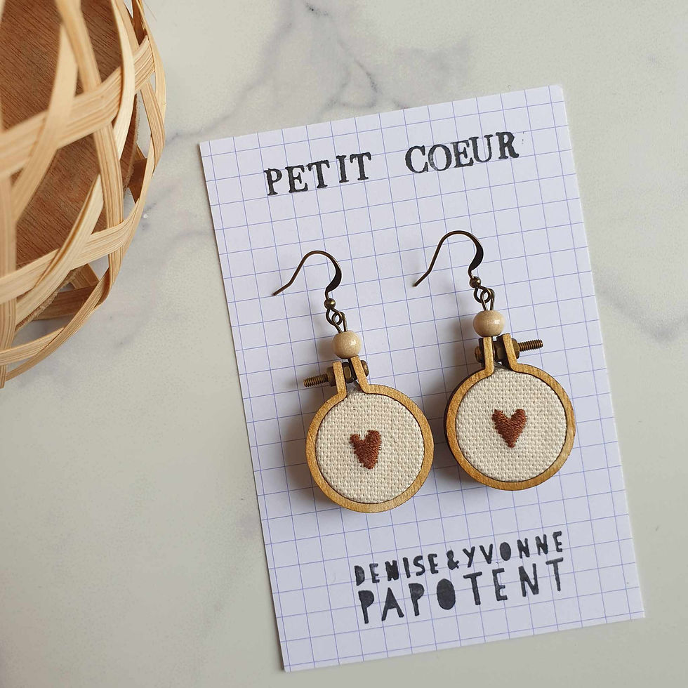 Miniature : Boucles d'oreilles Petit Coeur