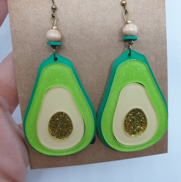 Miniature : Boucles d'oreilles Avocat
