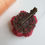 Miniature : Barrette Fleur bordeaux