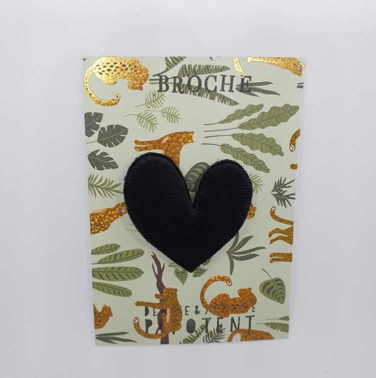 Miniature : Broche Canelle noire