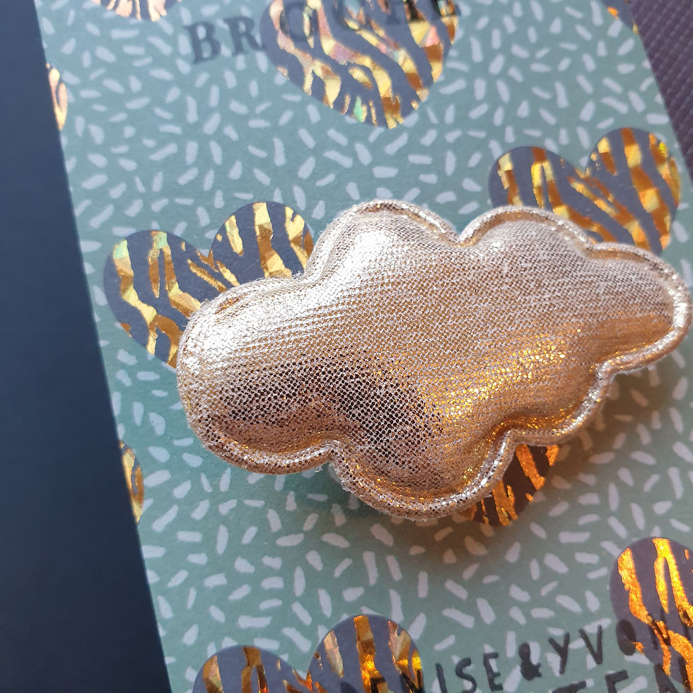 Miniature : Broche Nuage doré