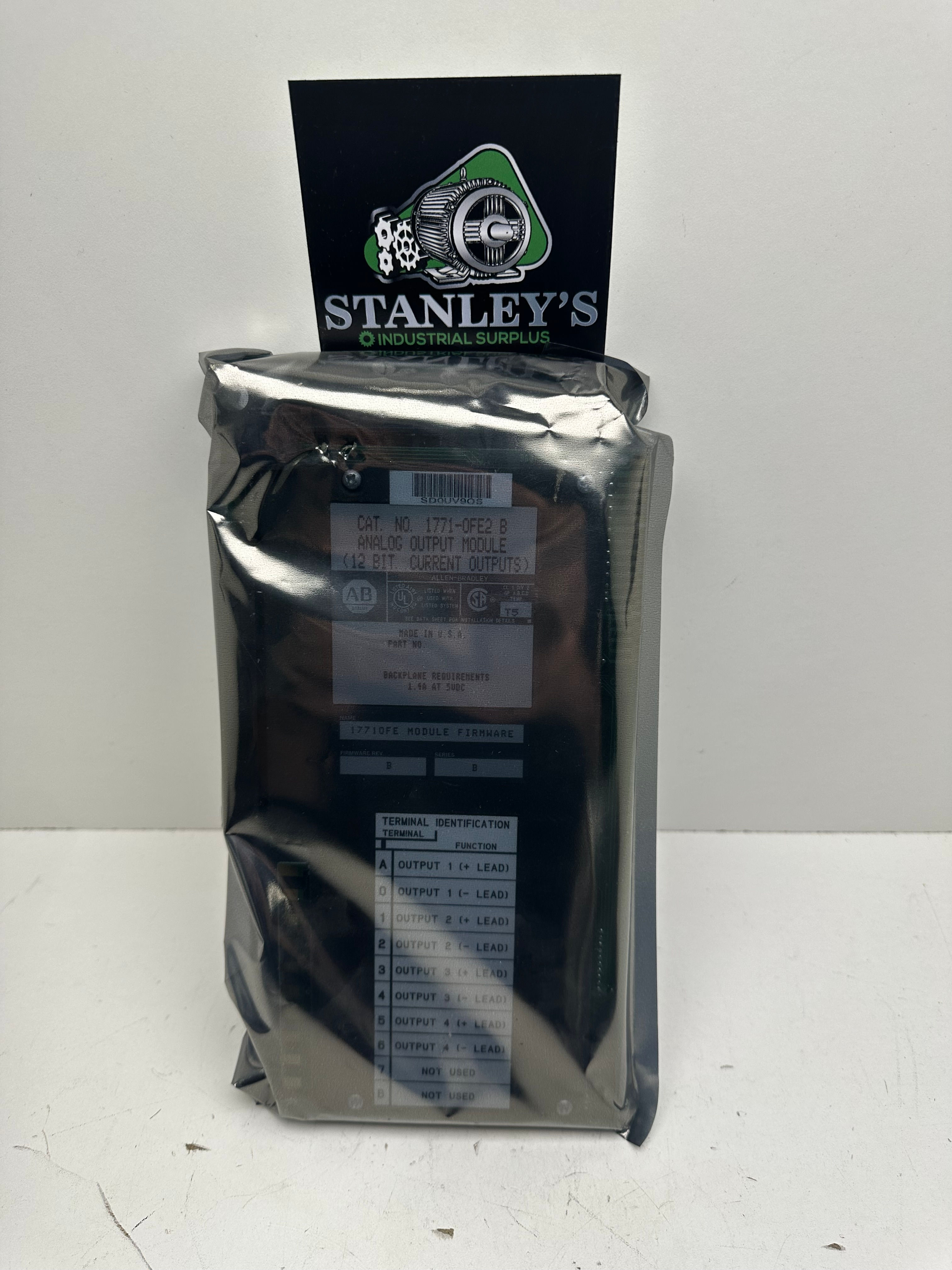 Allen Bradley 1771-OFE2 Ser B Analog Output Module