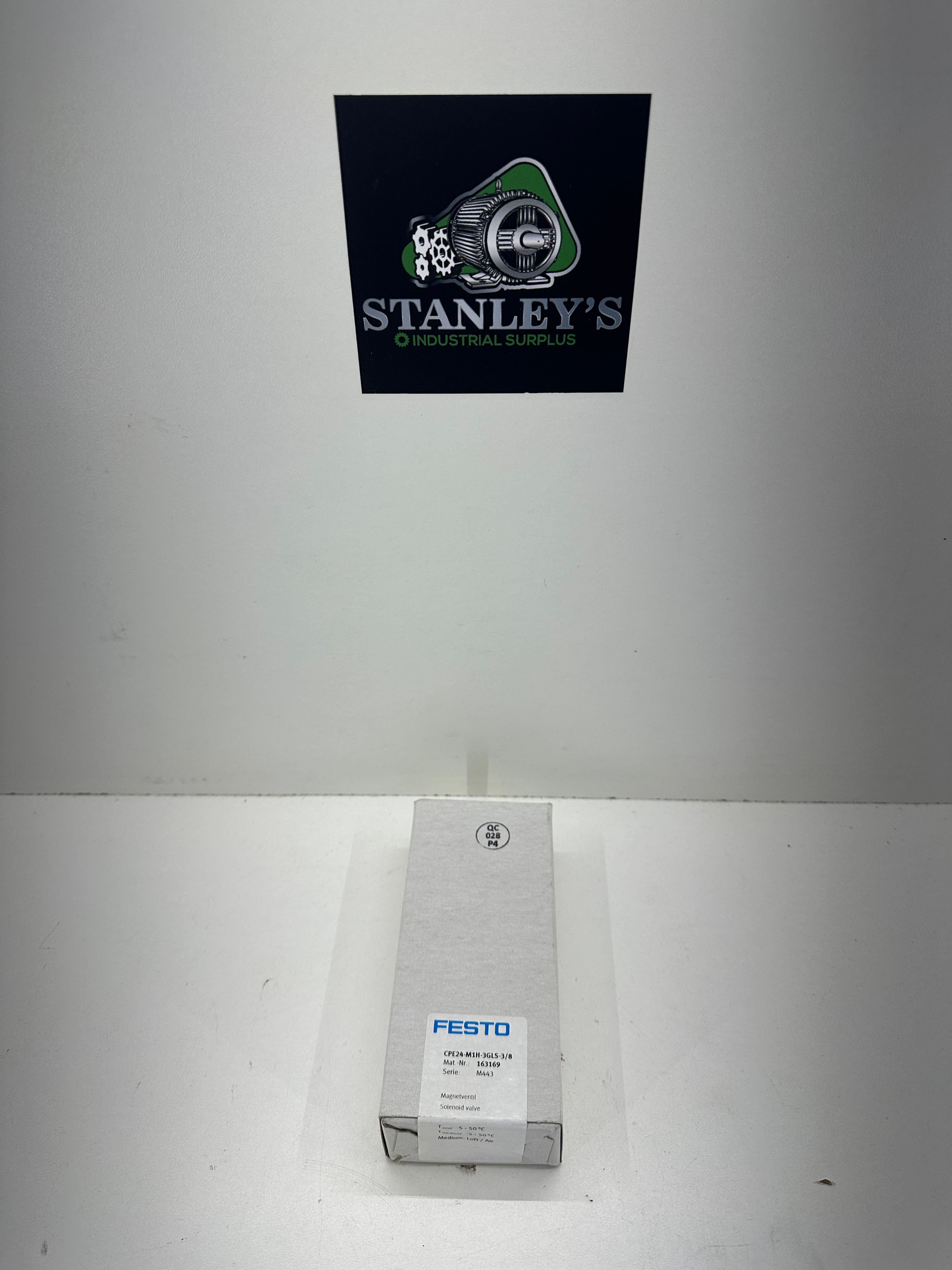 Festo CPE24-M1H-3GLS-3/8 Solenoid Valve