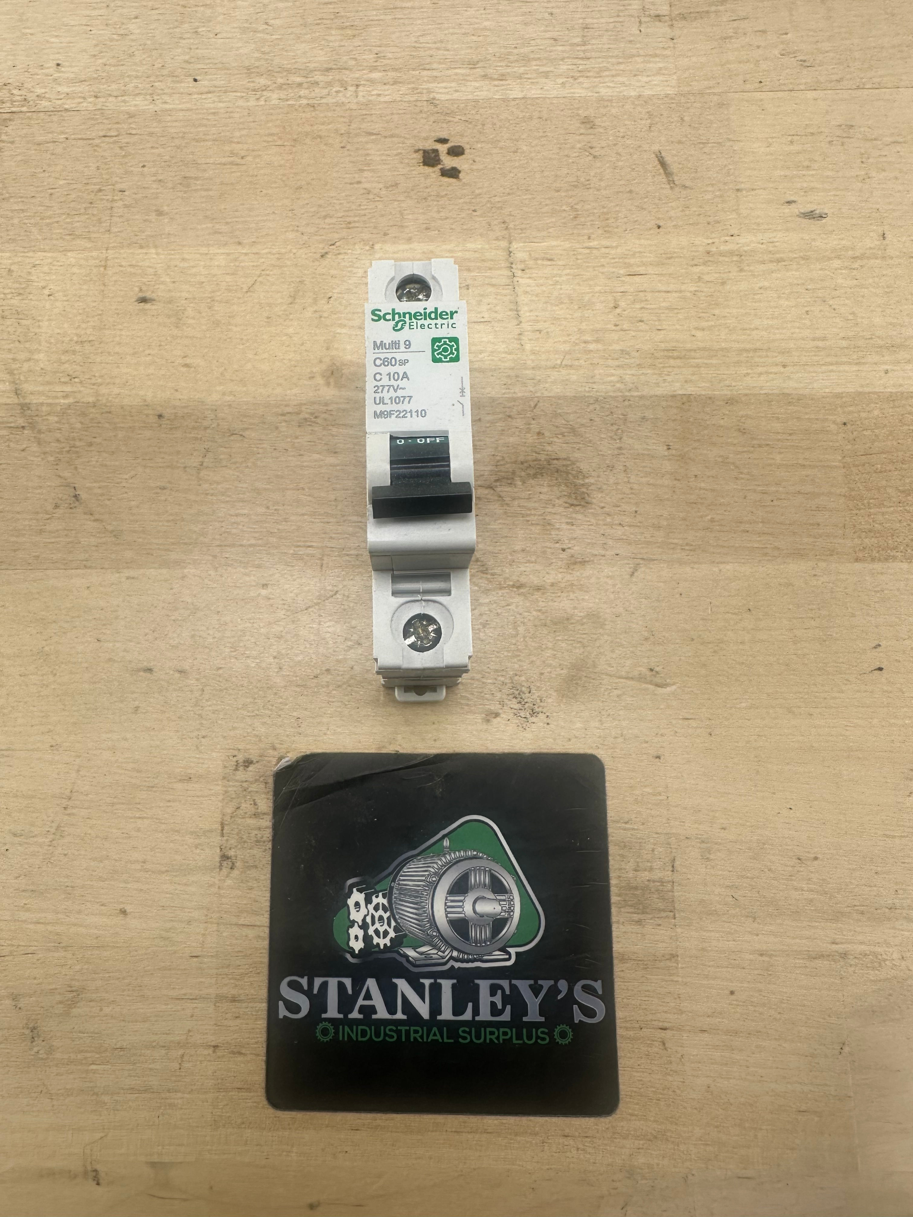 Schneider Electric M9F22110 Circuit Breaker 1P 10A 277V