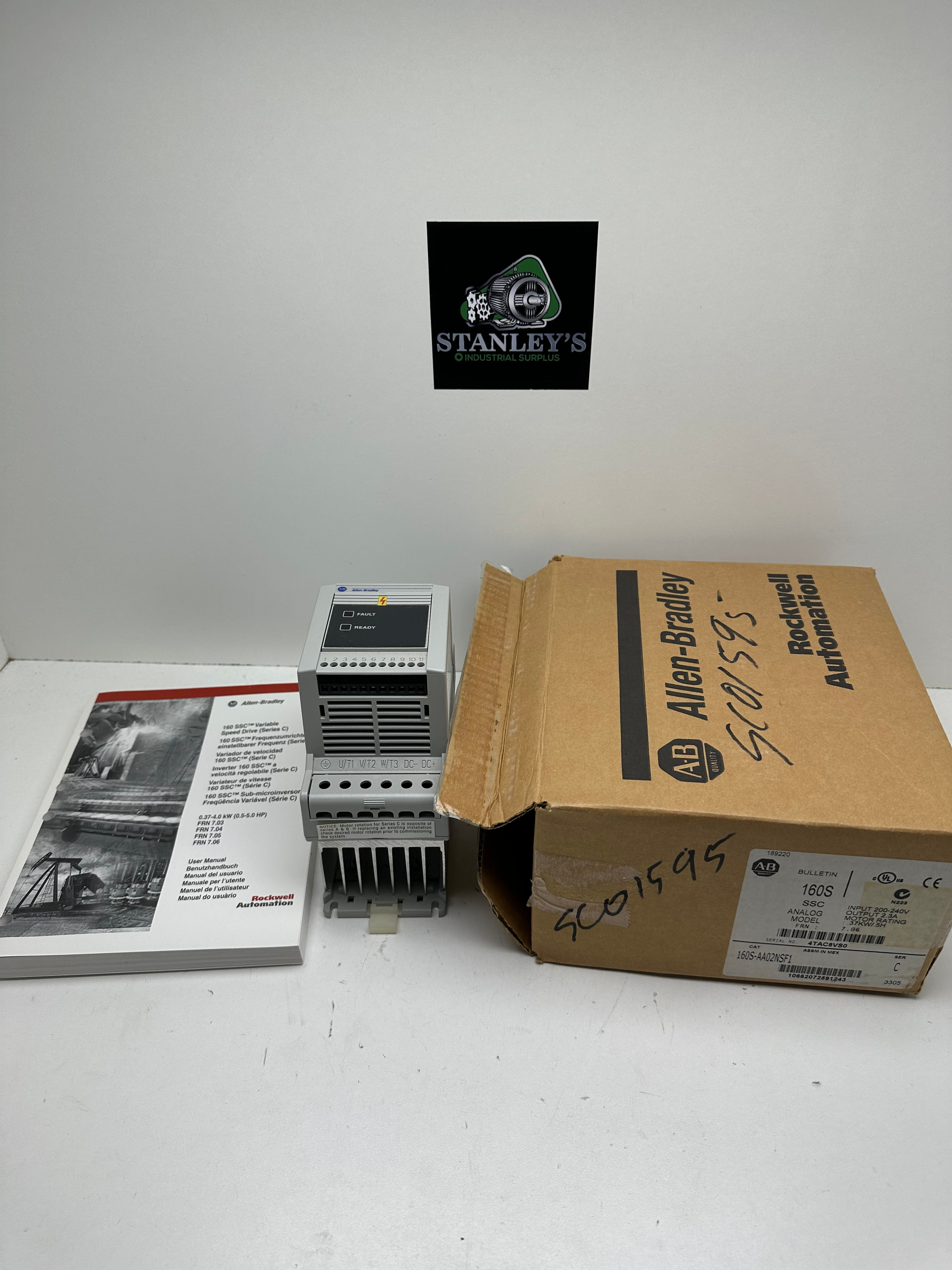 Allen Bradley 160S-AA02NSF1 C Variable Speed Drive