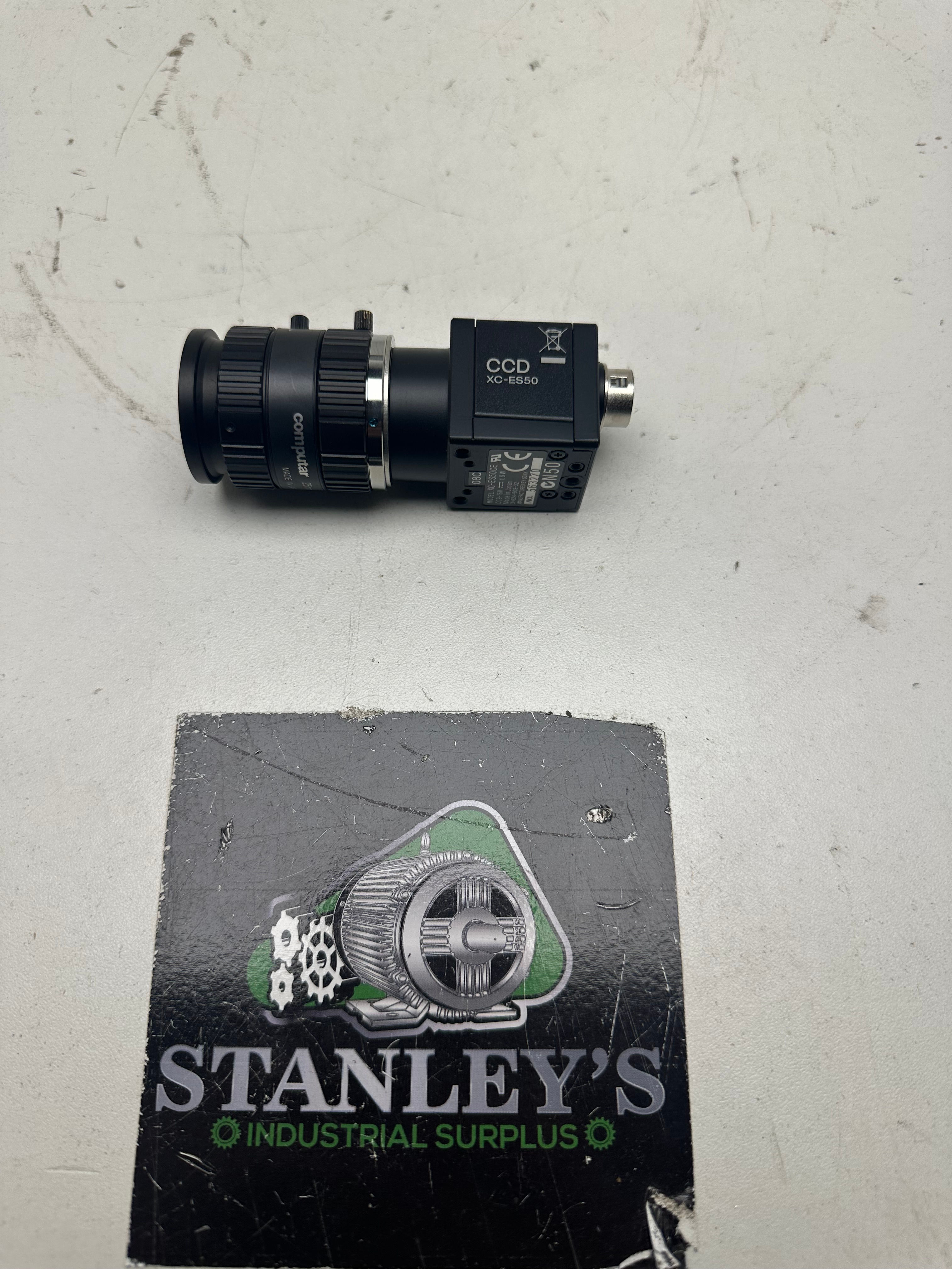 CCD XC-ES50CE Camera W/ Computar 25MM 1:1.4 2/3" Lense