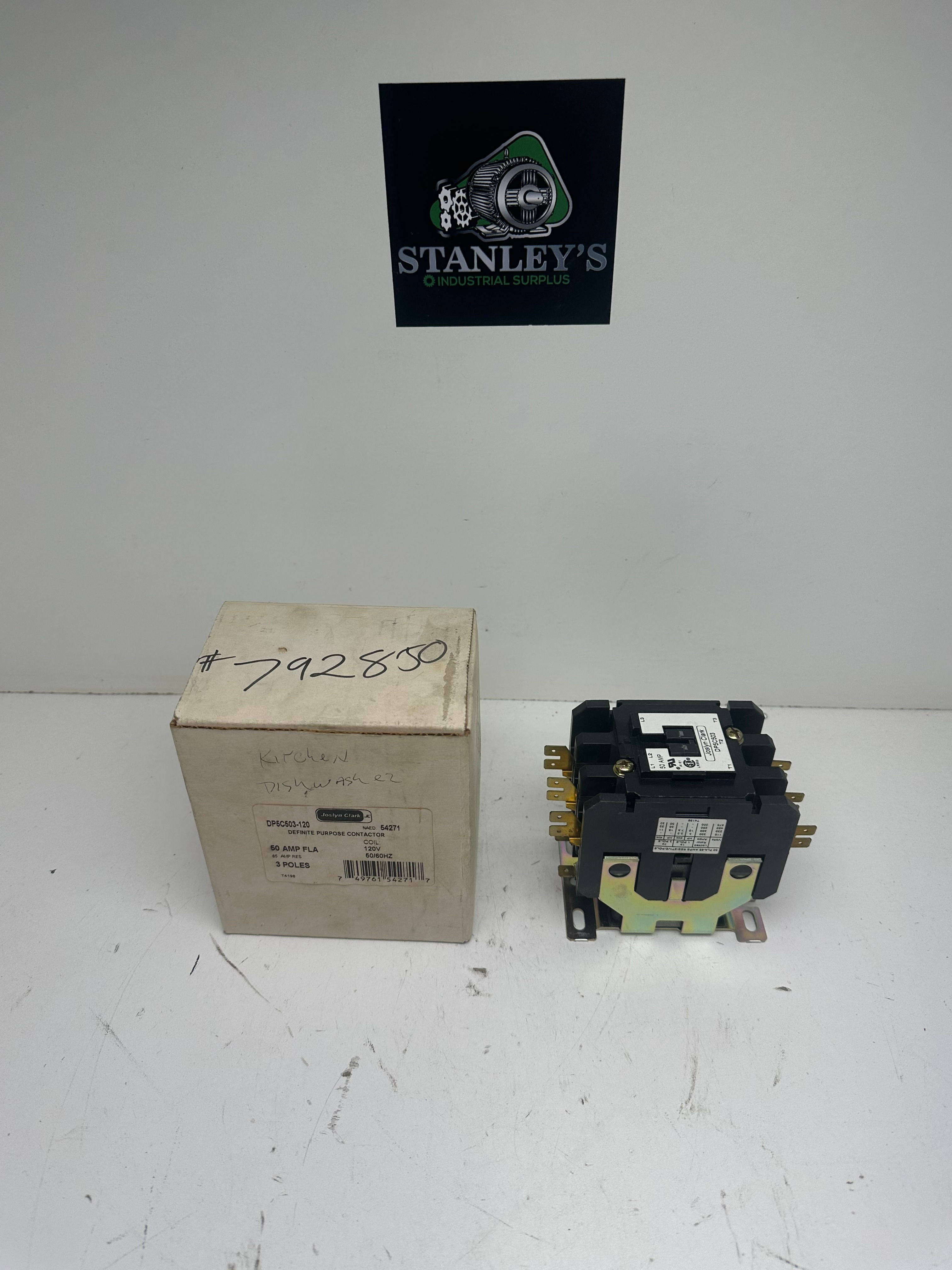 Joslyn Clark DP5C503-120 Contactor 120v 50a 3p
