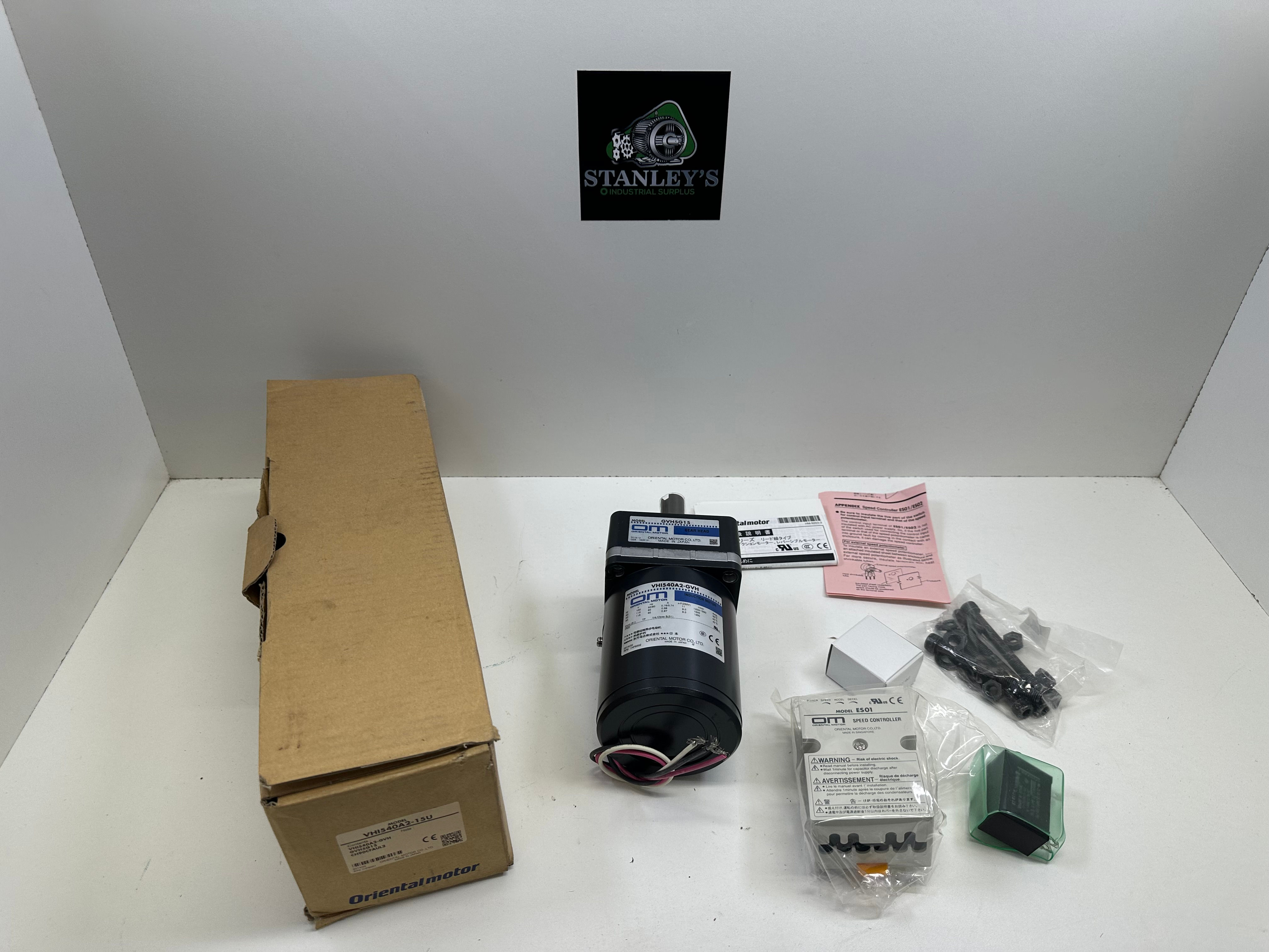 Oriental Motor VH1540A20-15U Induction Motor Gear Head